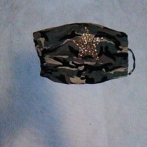 Lipstick Boutique Tops - Camo tube top w/ Gold star Lipstick Boutique Tops - Camo tube top w/ Gold star